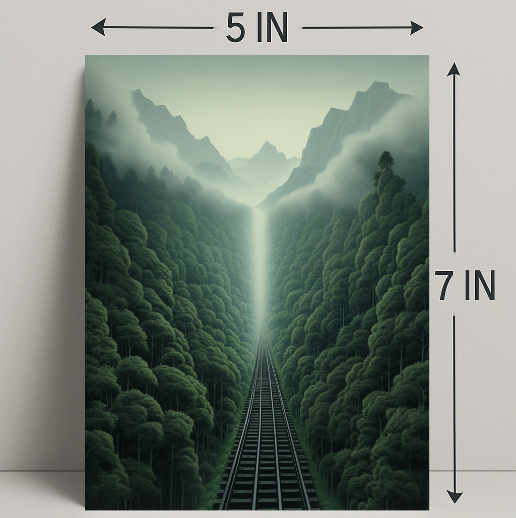 Journey Through The Misty Mountains Poster