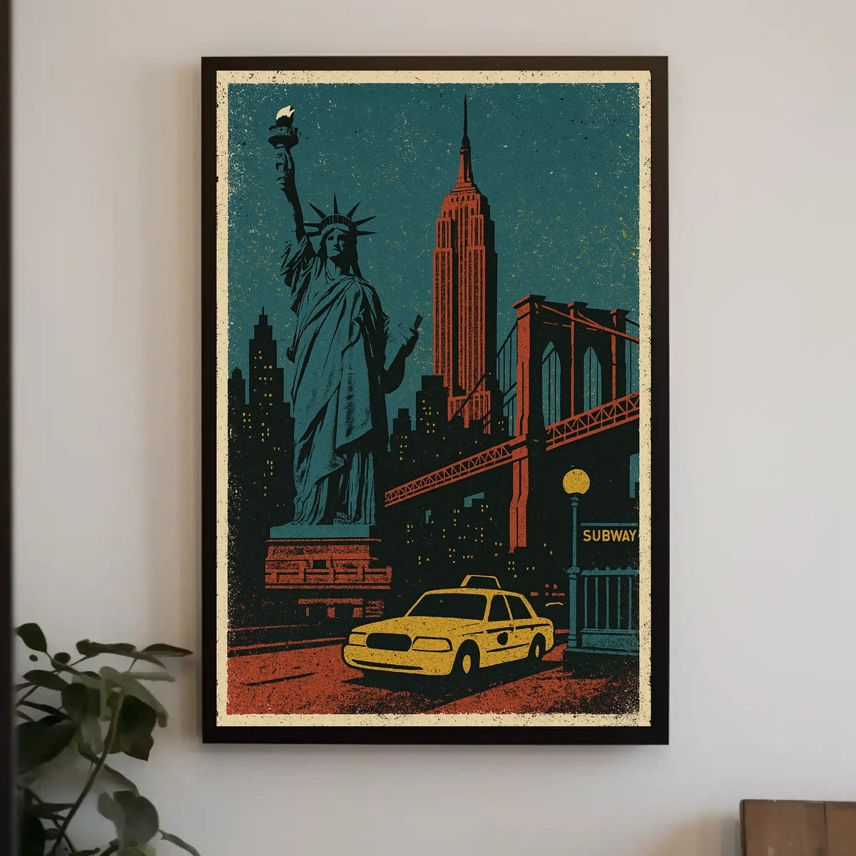 Iconic New York City Vintage Poster
