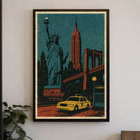 Iconic New York City Vintage Poster