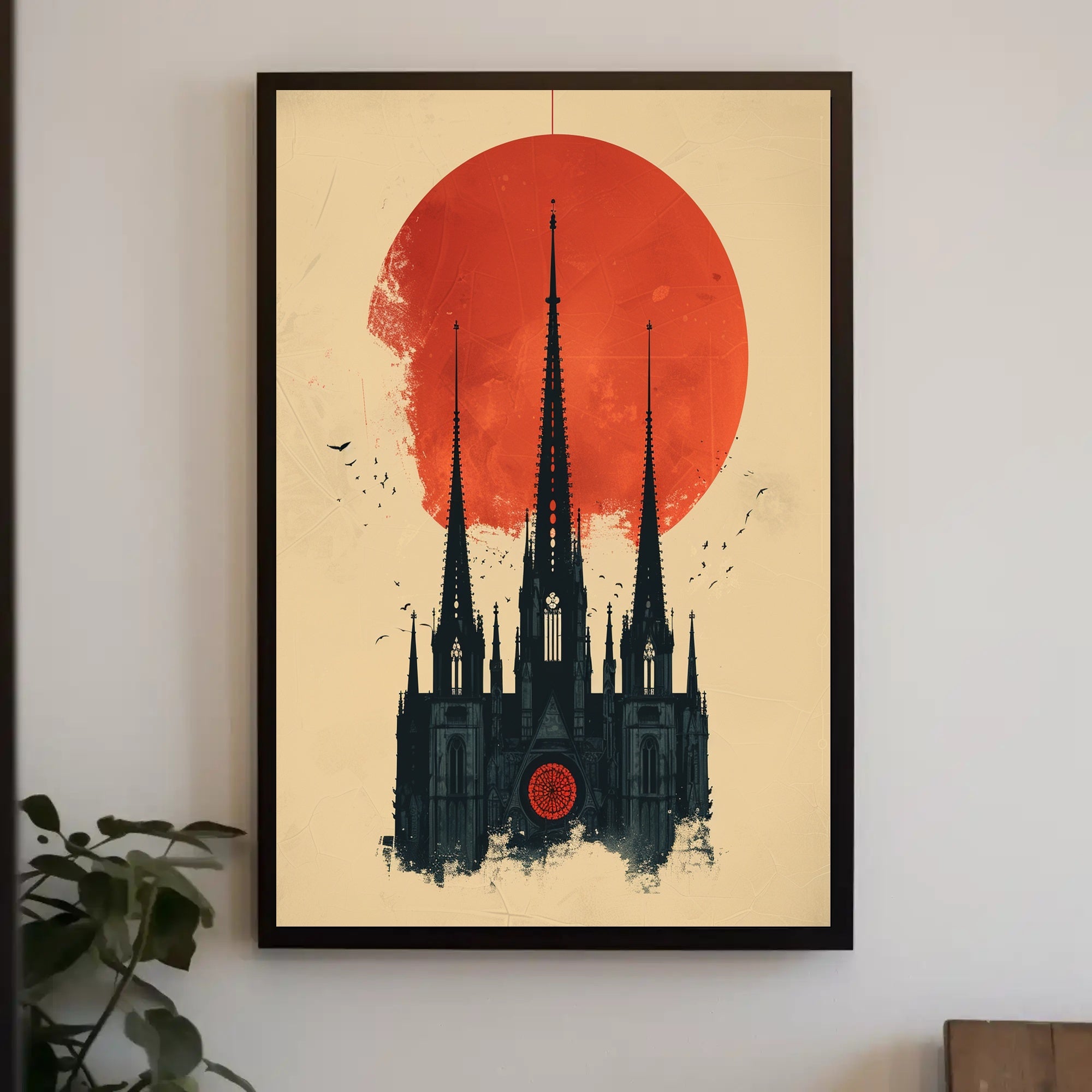 Mystical Owl in Enchanted Forest Art Poster PosterGoat