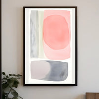 Abstract Shapes Colorful Poster Minimalist Wall Art