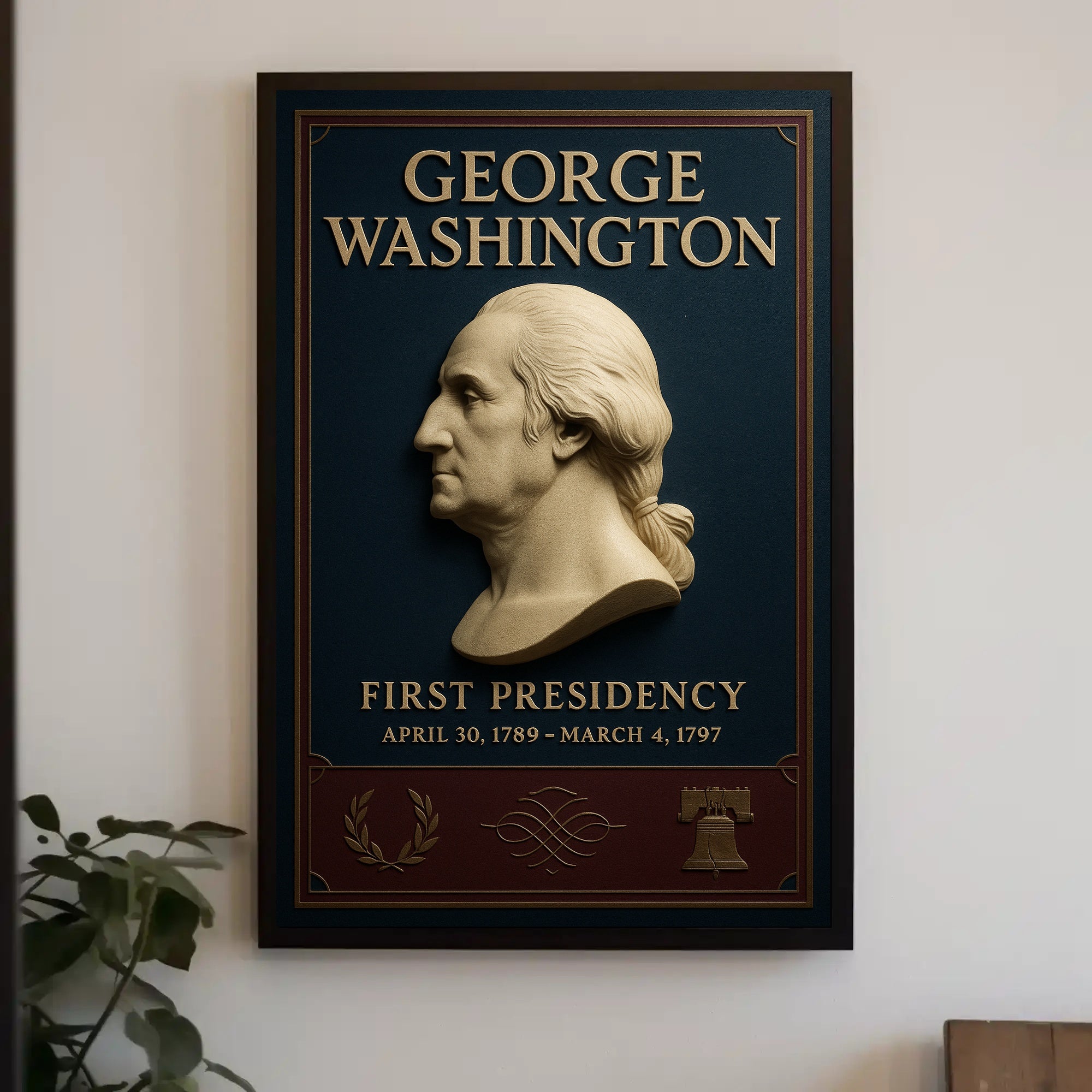 George Washington Vintage Historical or Presidential Poster PosterGoat
