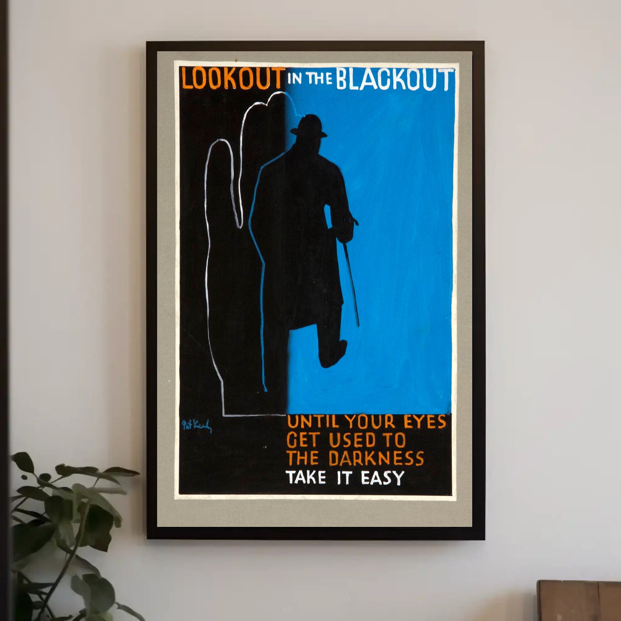 Lookout in the Blackout Poster PosterGoat