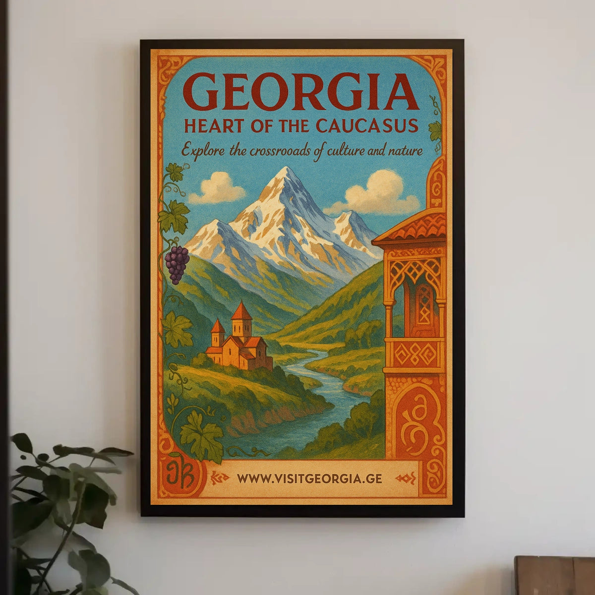 Georgia Heart Of The Caucasus Poster