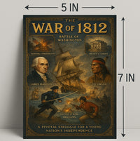 James Madison War of 1812 Poster PosterGoat