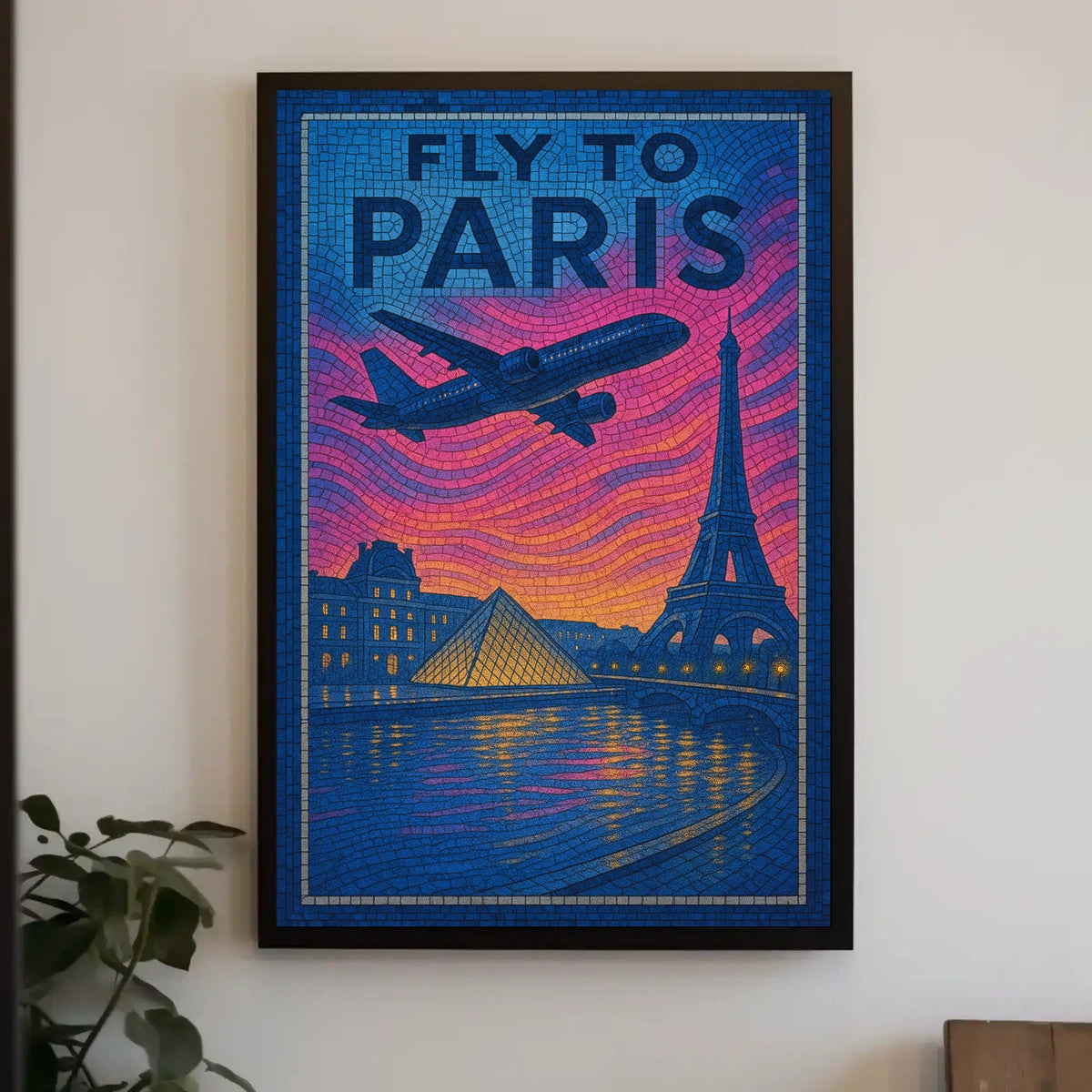 Fly To Paris Poster