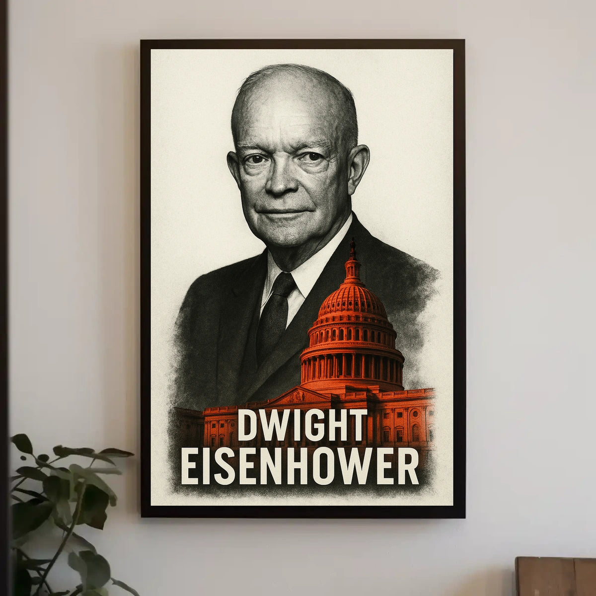 Dwight D. Eisenhower 34th President of the United States Reflections Poster