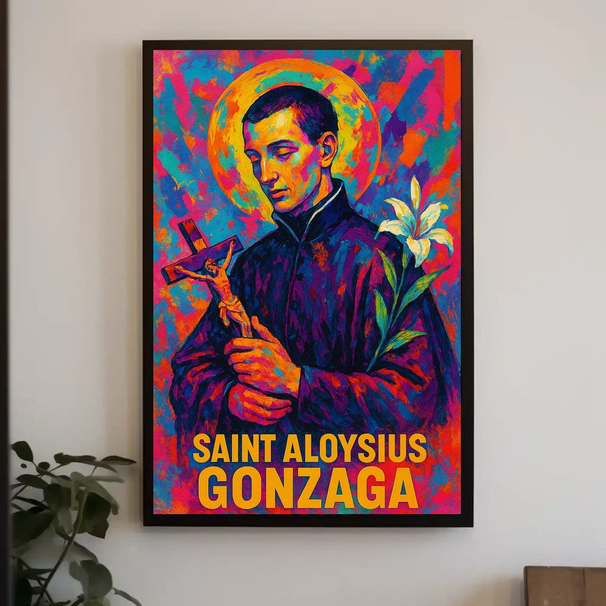 Saint Aloysius Gonzaga Poster