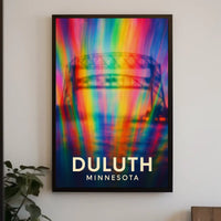 Duluth Minnesota Scenic Wanderlust Digital Painting Poster