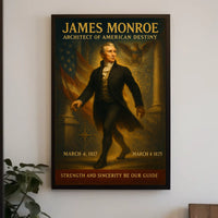 Patriotic 19th Century Leadership Historical or Presidential Poster