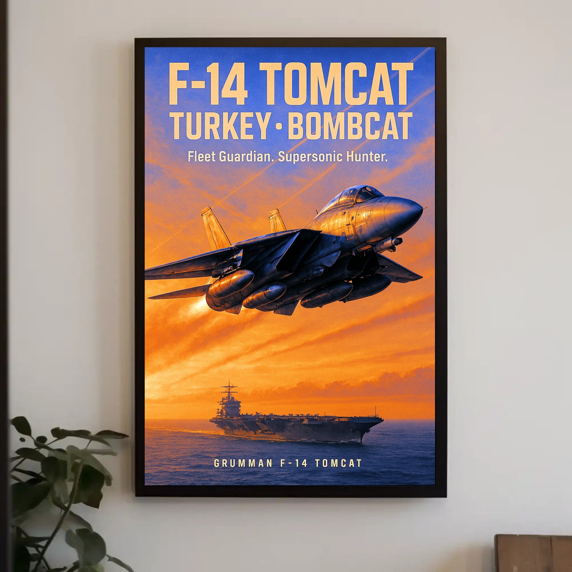 F-14 Tomcat Fleet Guardian Poster PosterGoat