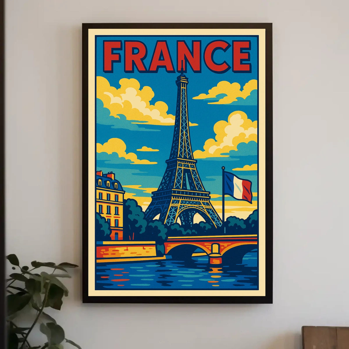France Travel Poster