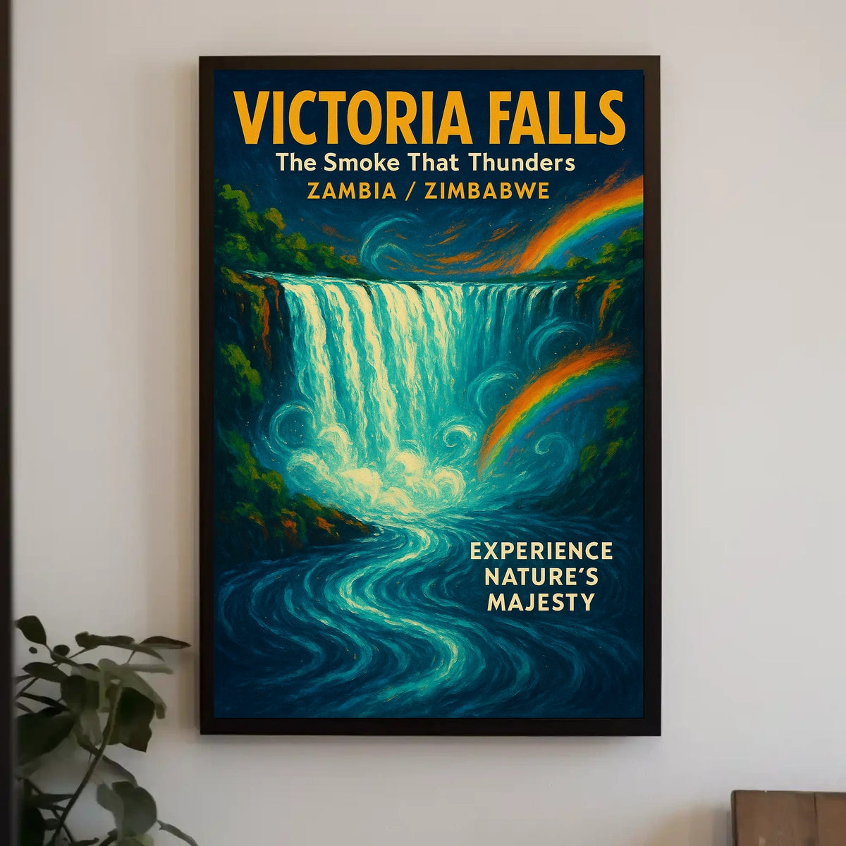 Victoria Falls The Smoke That Thunders Poster