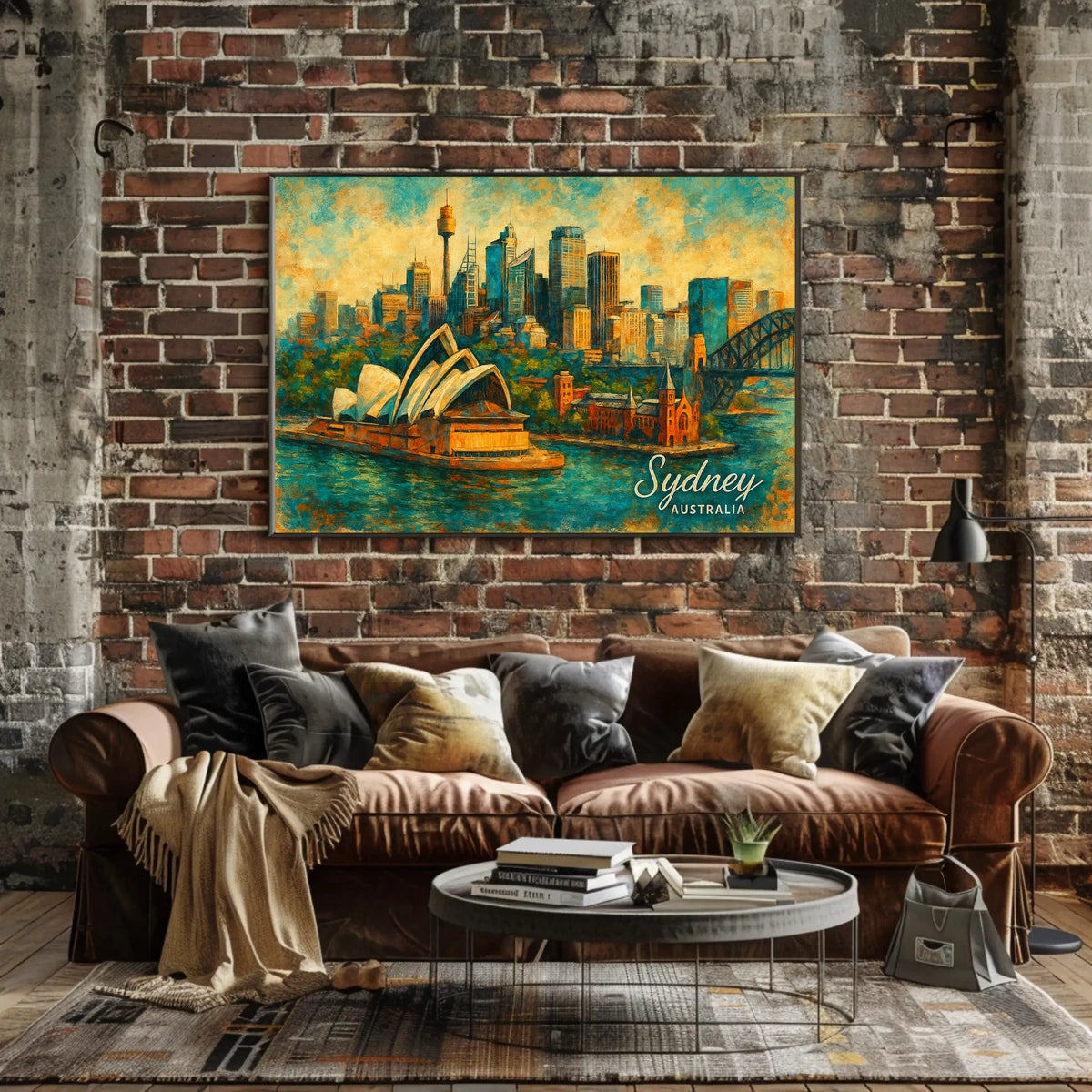 Sydney Skyline Art Poster