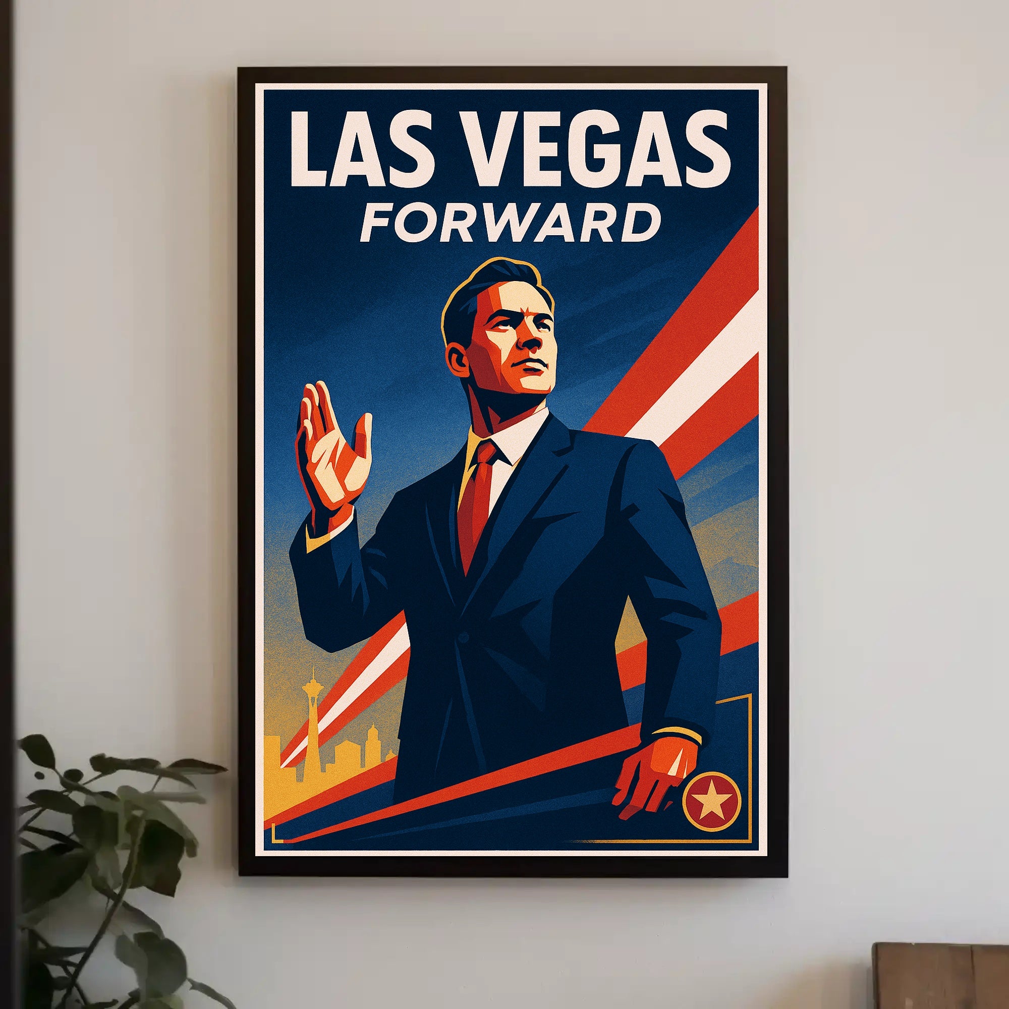Las Vegas Forward Poster PosterGoat