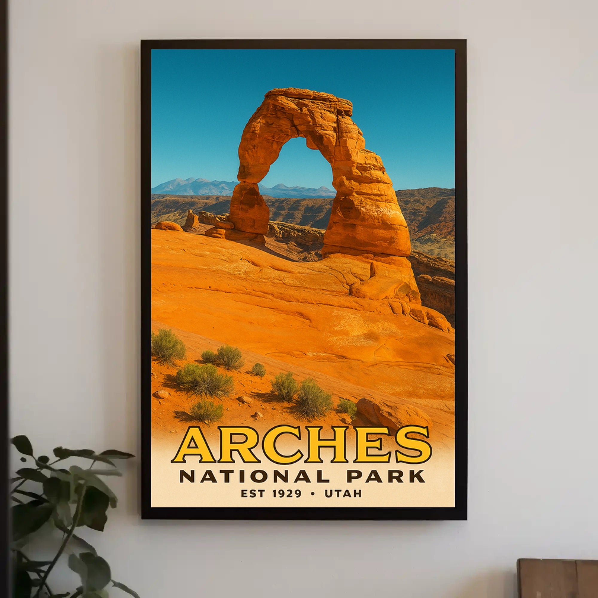 Arches National Park Vintage Poster Print