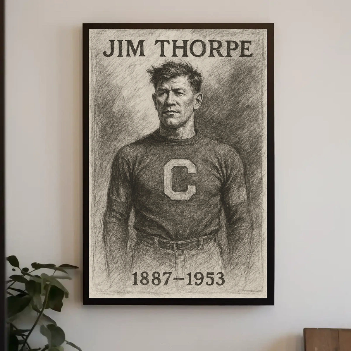 Jim Thorpe A Legendary Athlete Poster
