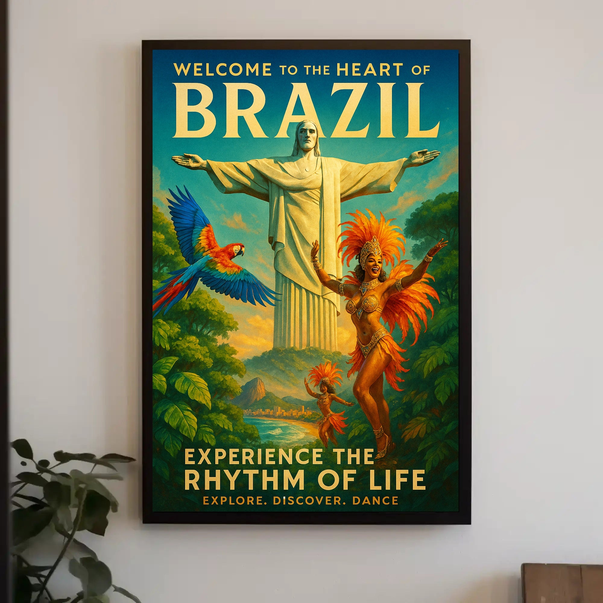 Welcome to the Heart of Brazil Poster