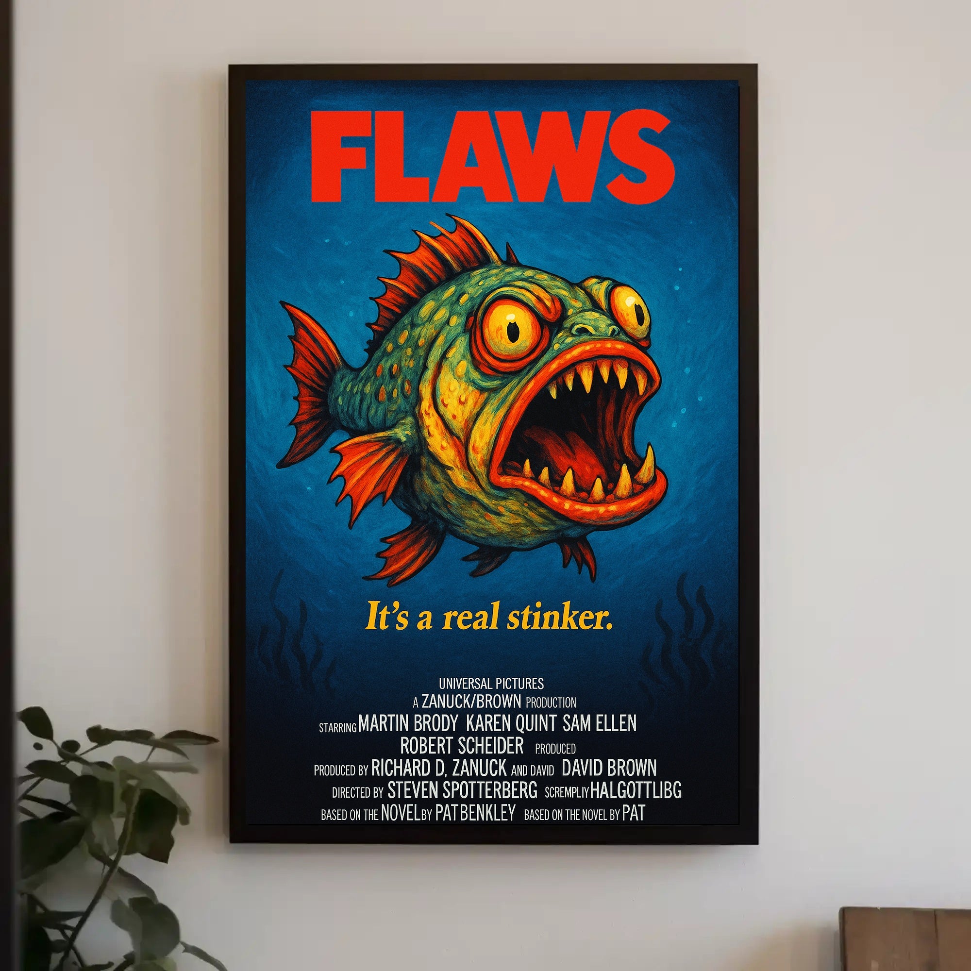 Flaws A Parody Deep Dive Poster PosterGoat