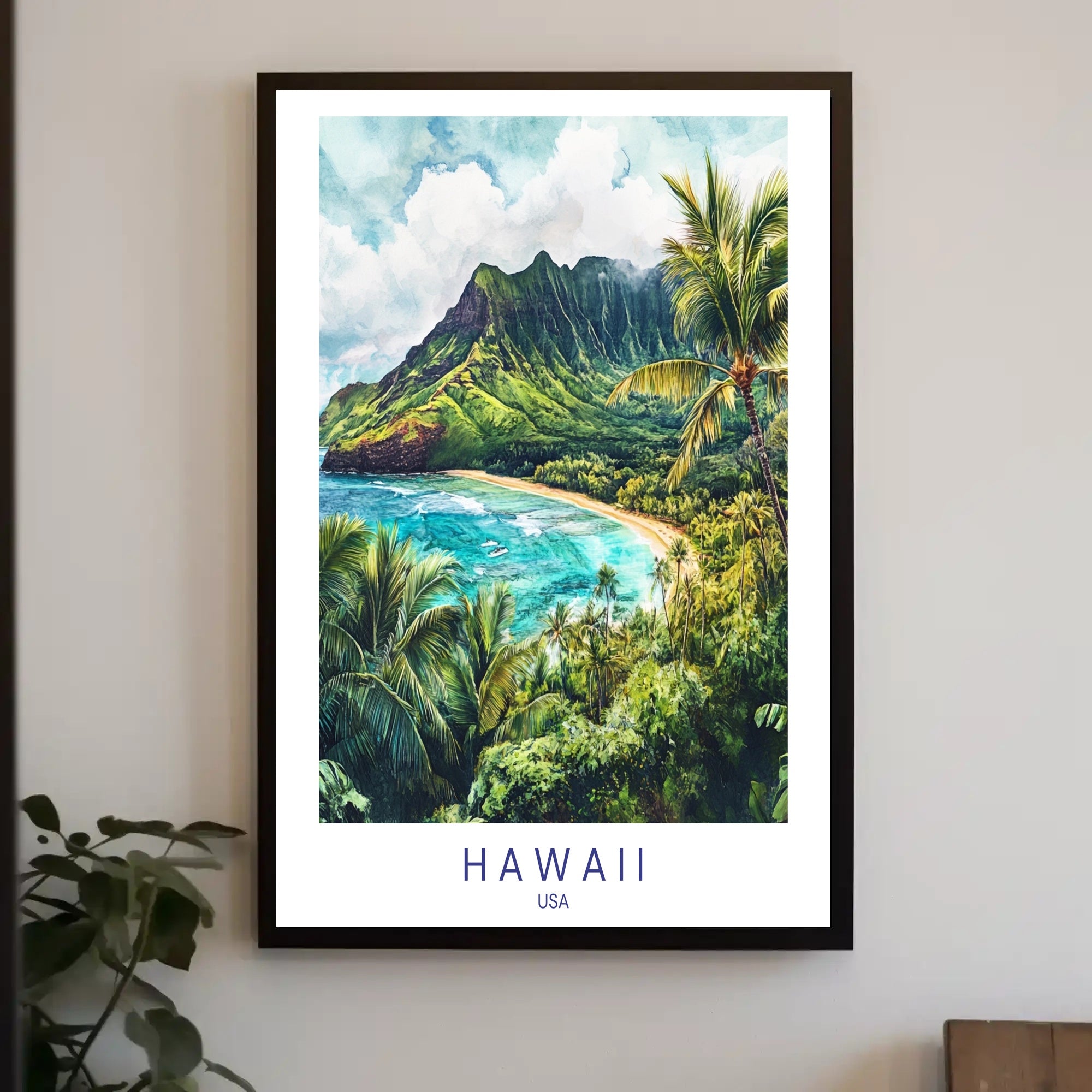 Tropical Paradise of Hawaii Poster PosterGoat