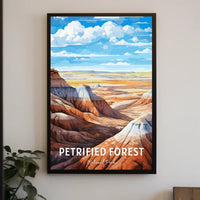 Petrified Forest National Park Vintage Travel Poster