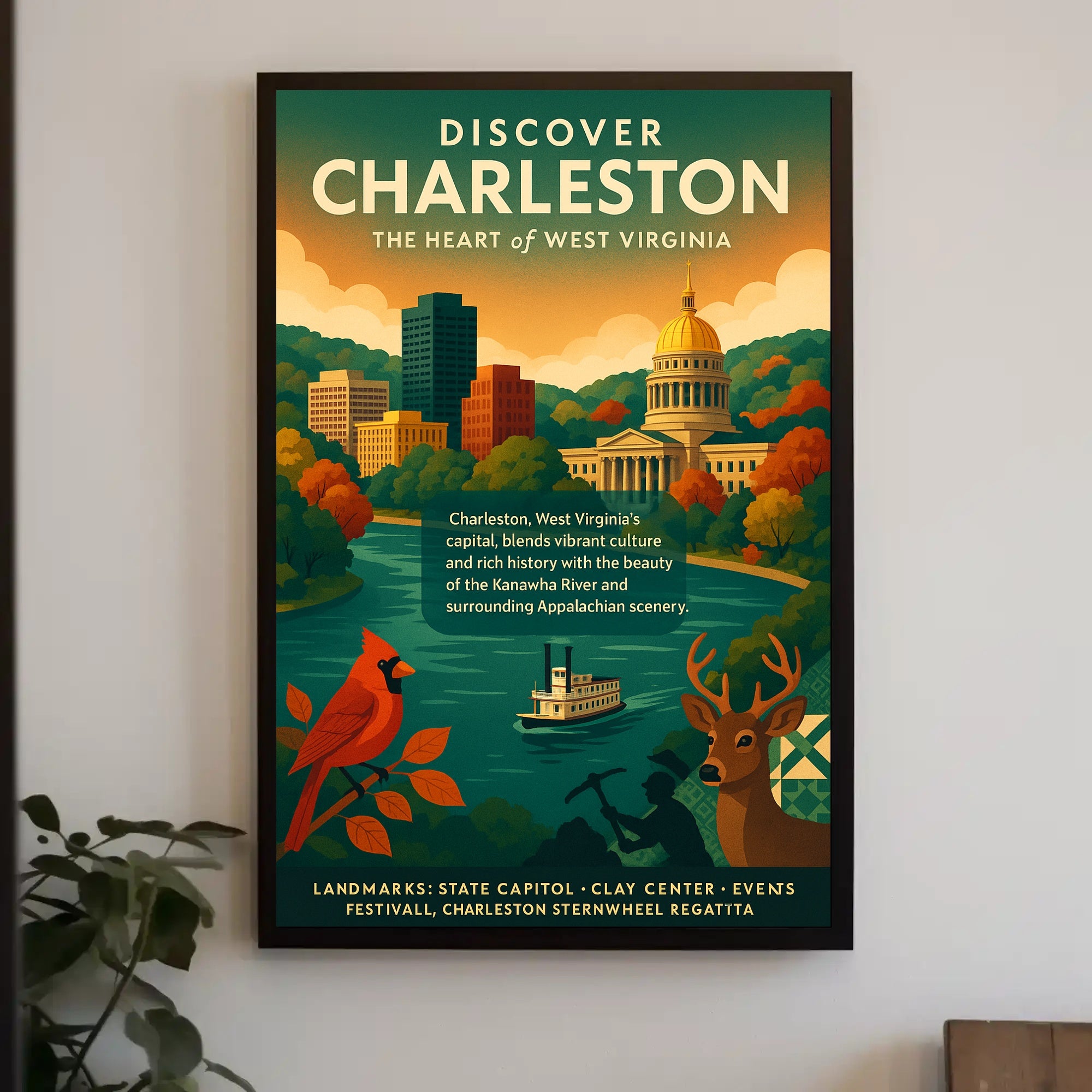 Discover Charleston Poster PosterGoat