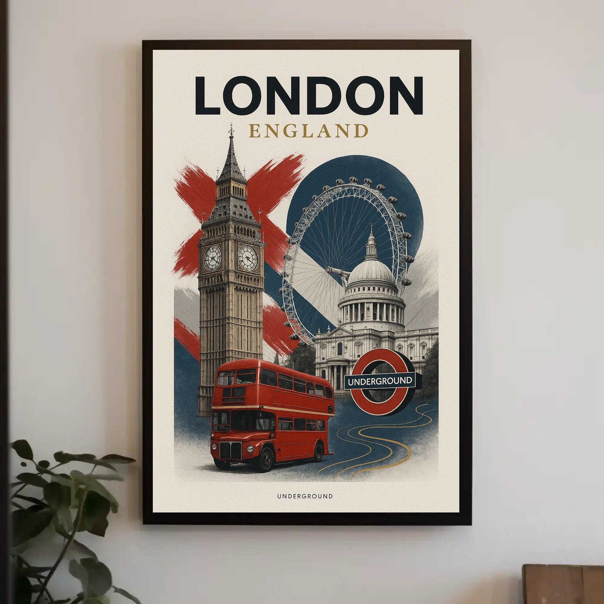 London Landmarks Poster PosterGoat