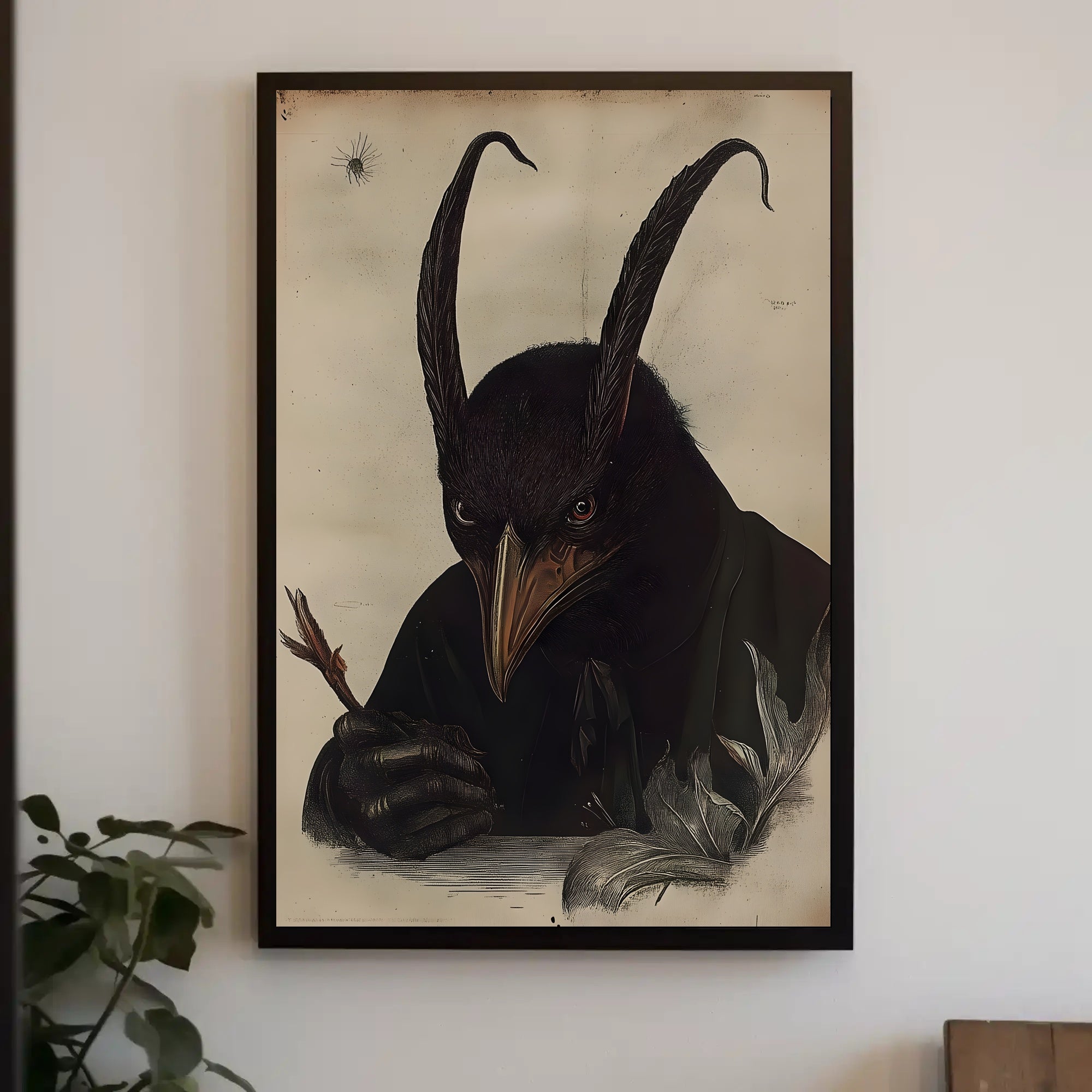 Surreal Anthropomorphic Creature Fantasy Art Poster PosterGoat