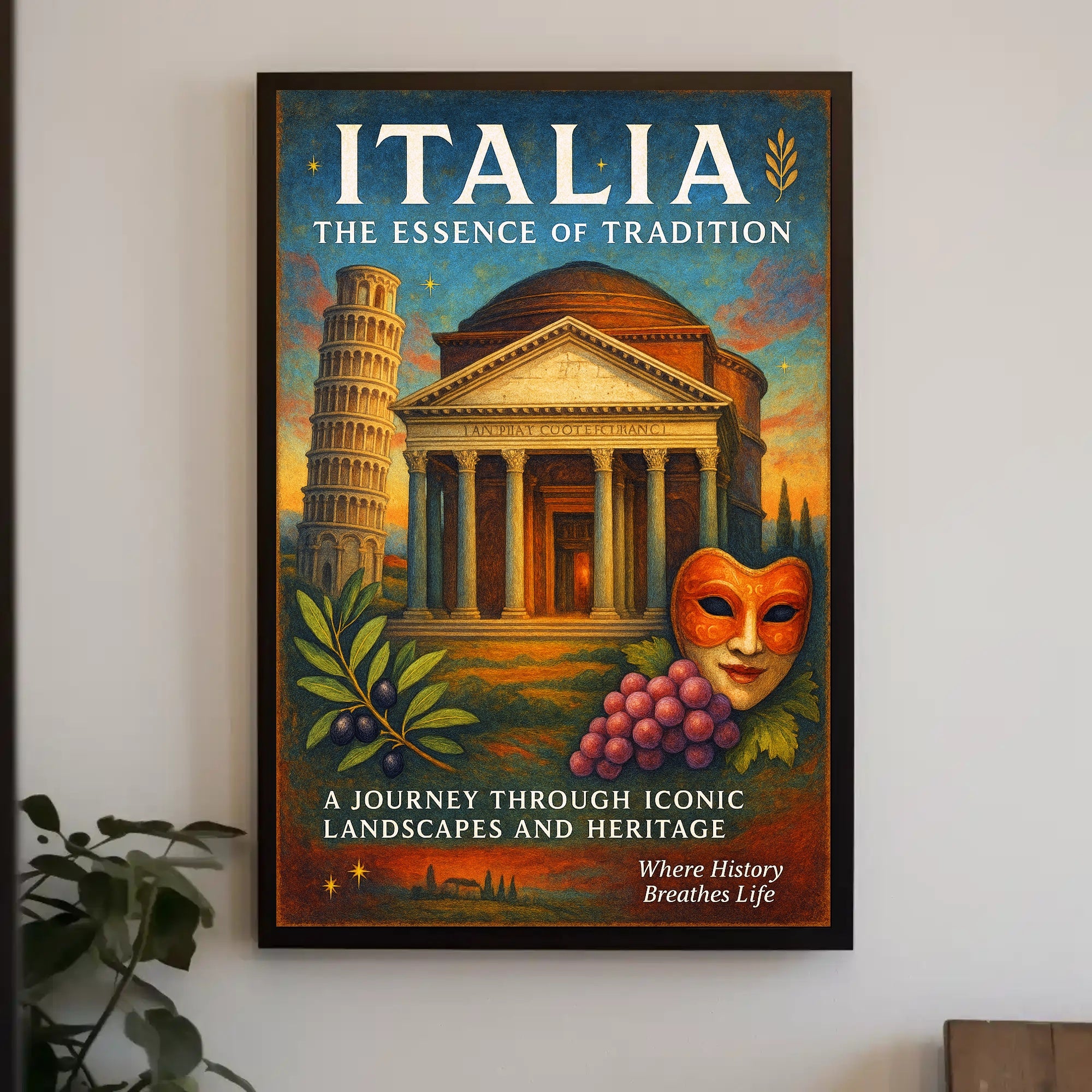 Italia The Essence of Tradition Poster