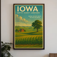 Iowa EarthS Oldest Landform Poster