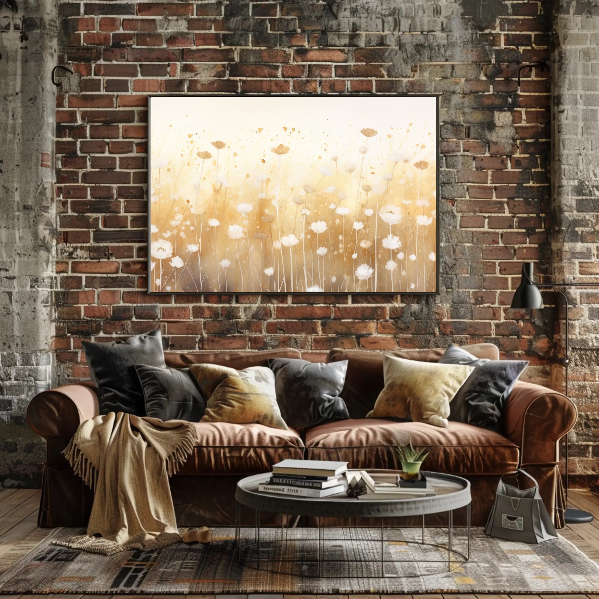 Abstract Floral Harmony Poster