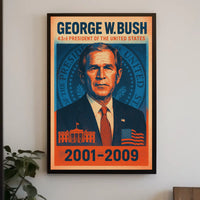 George W. Bush 43rd President Poster