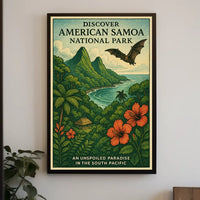 Unspoiled Paradise in the South Pacific Poster