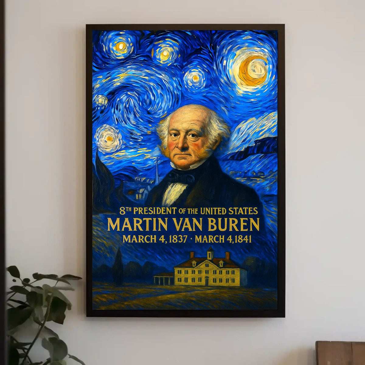 Martin Van Buren 8th President of the United States Presidential Masterpiece Series Poster