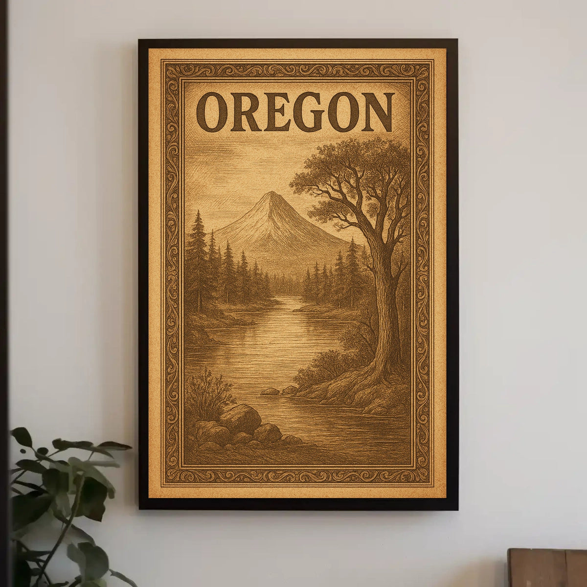 Oregon Scenic Landscape Poster