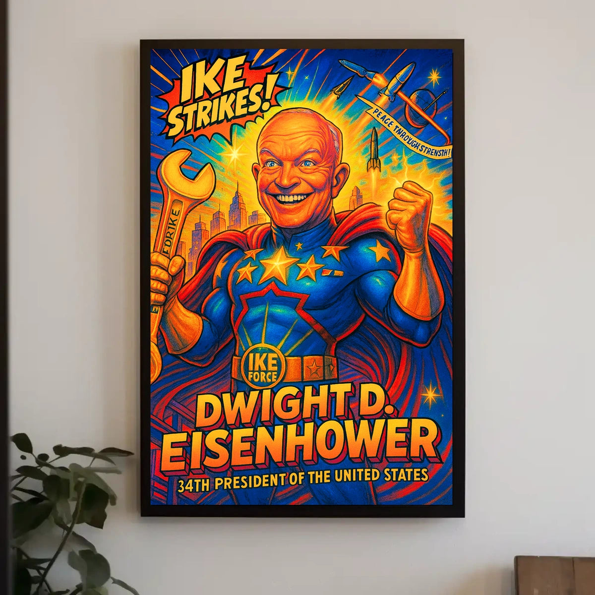 Dwight D. Eisenhower 34th President Poster