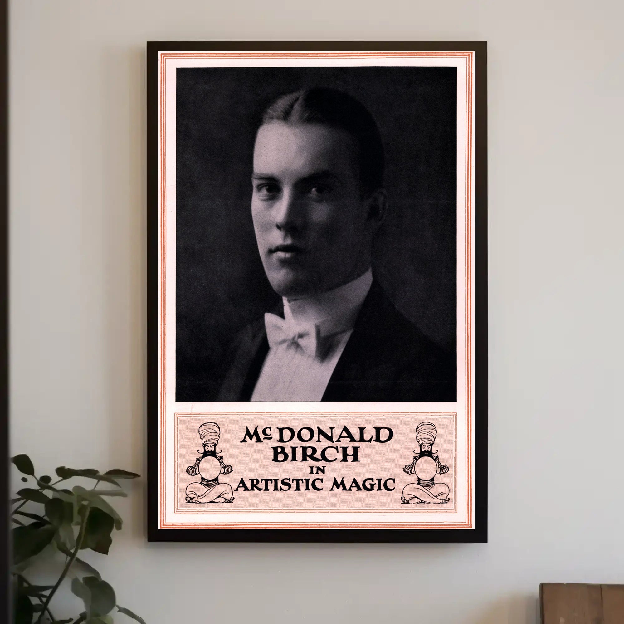 McDonald Birch Magic Show Vintage Artistic Poster