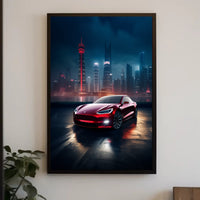 Sleek Elegance in the City Poster PosterGoat