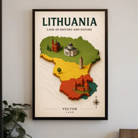 Lithuania Land of History and Nature Poster PosterGoat
