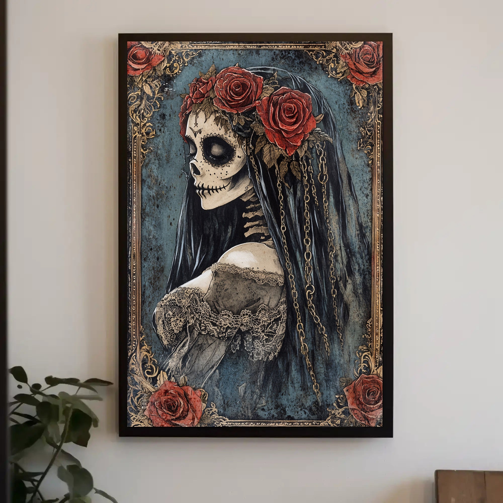 La Catrina Elegance Poster