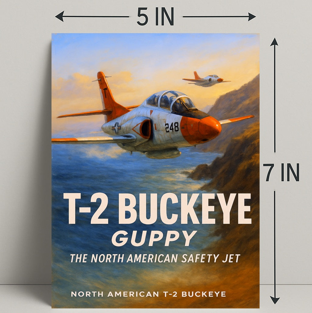 T-2 Buckeye The North American Safety Jet Poster PosterGoat