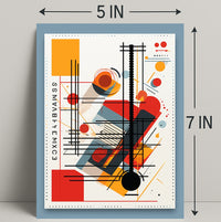 Abstract Geometric Design Abstract Poster