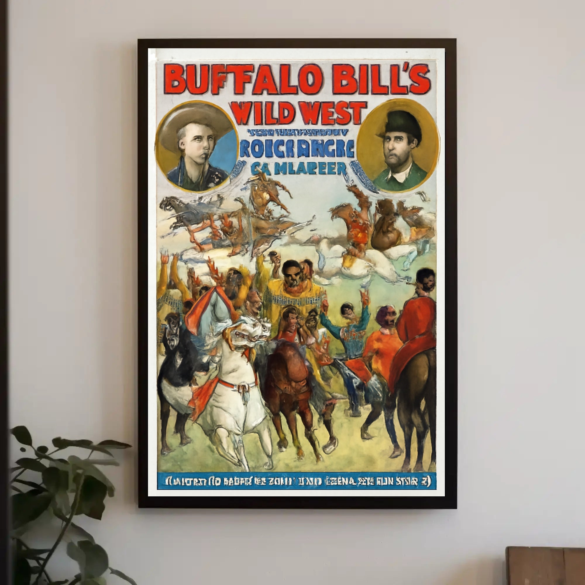 Buffalo Bill's Wild West Vintage Heritage Poster Print PosterGoat