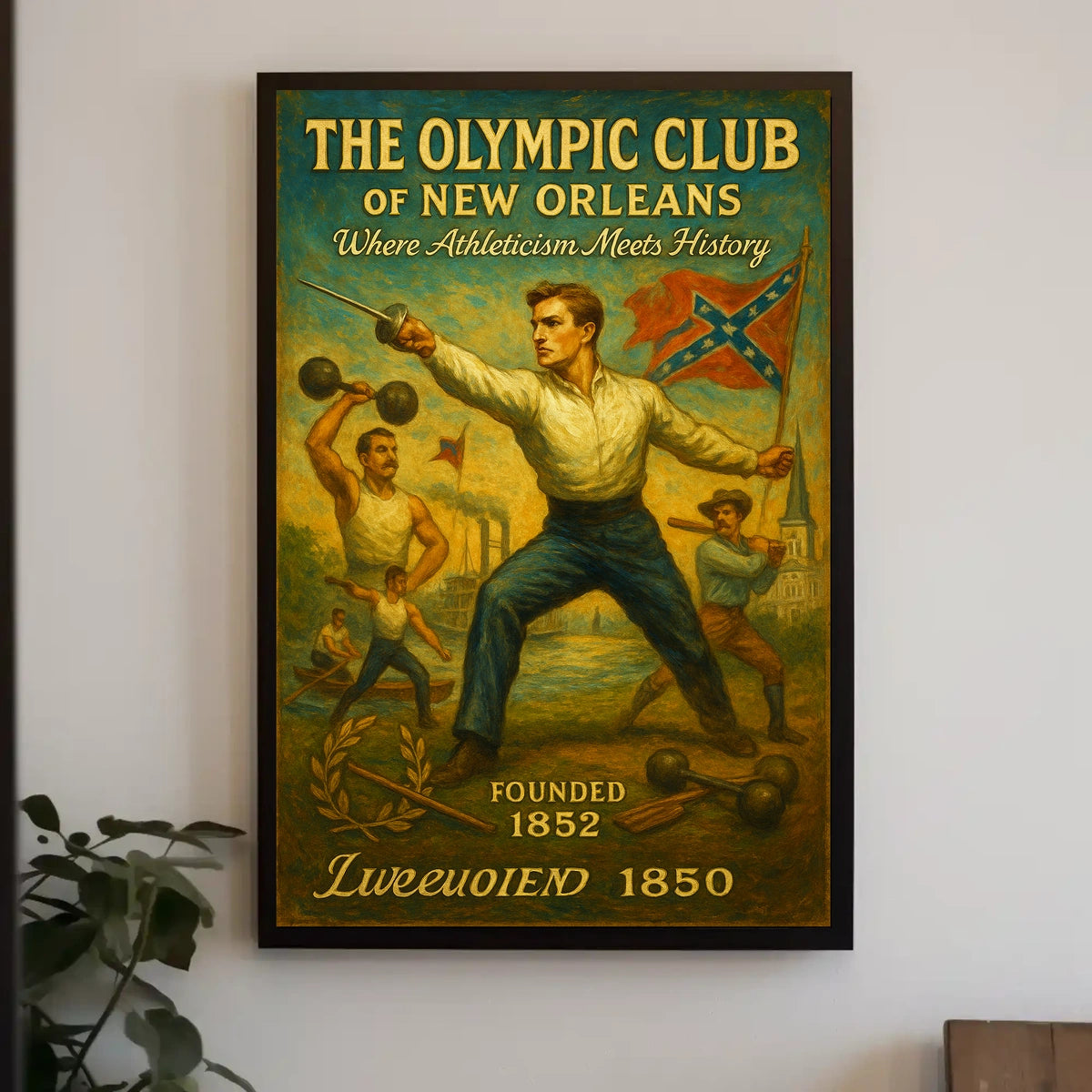 The Olympic Club Of New Orleans Poster