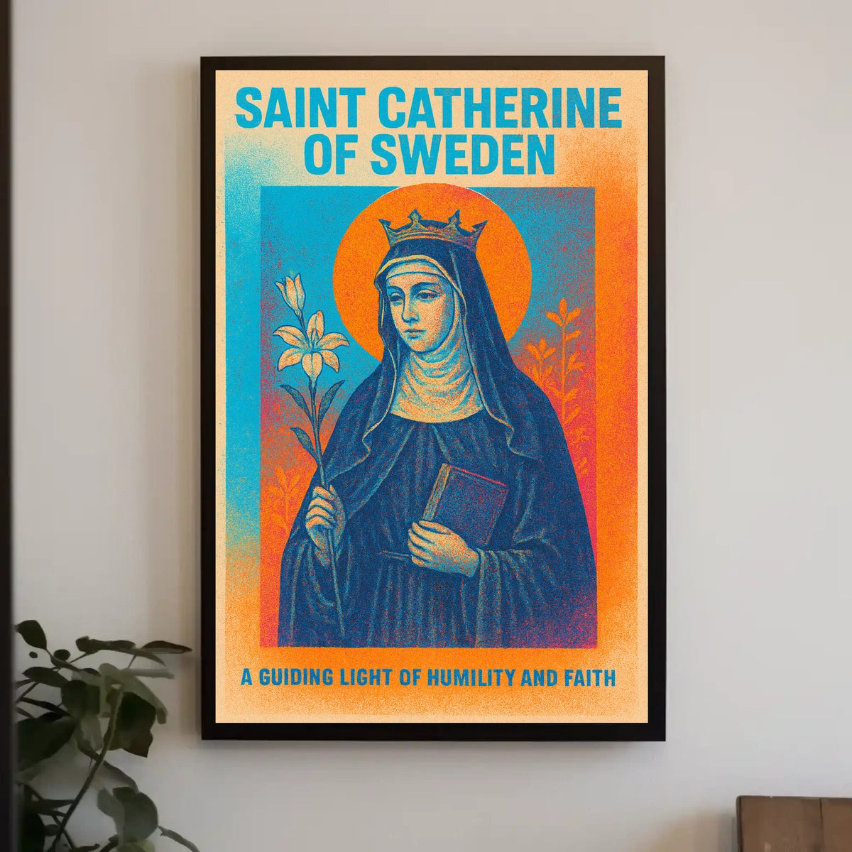 Saint Catherine of Sweden Poster