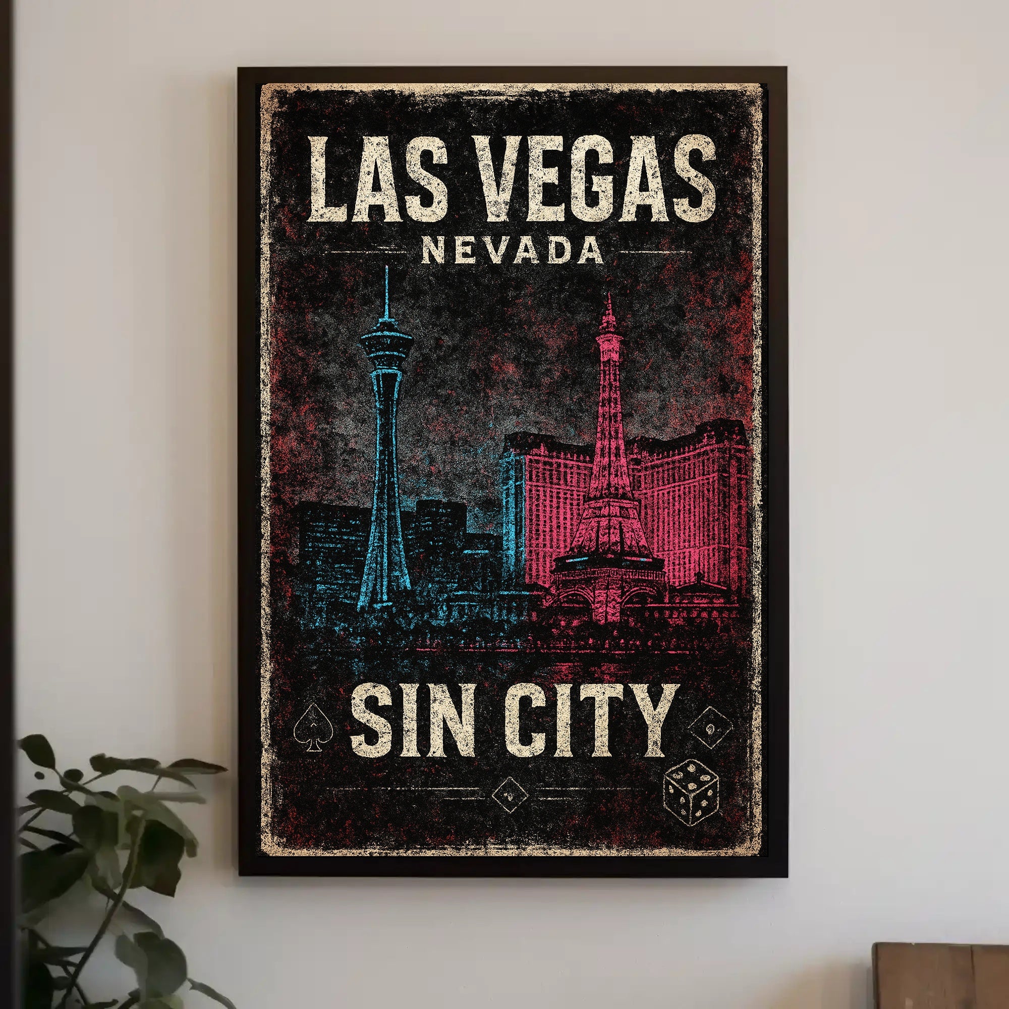 Las Vegas Sin City Poster PosterGoat