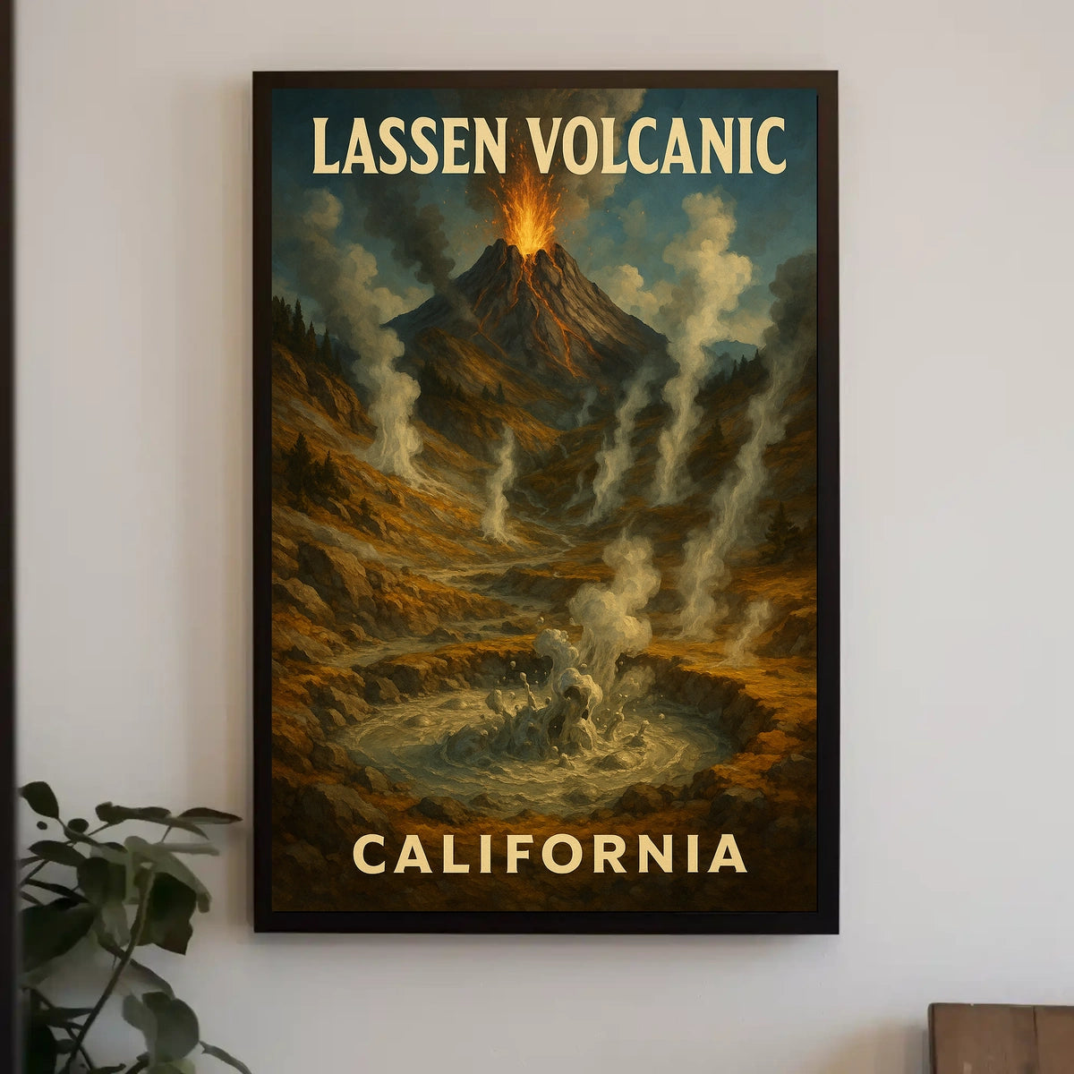 Lassen Volcanic California Poster