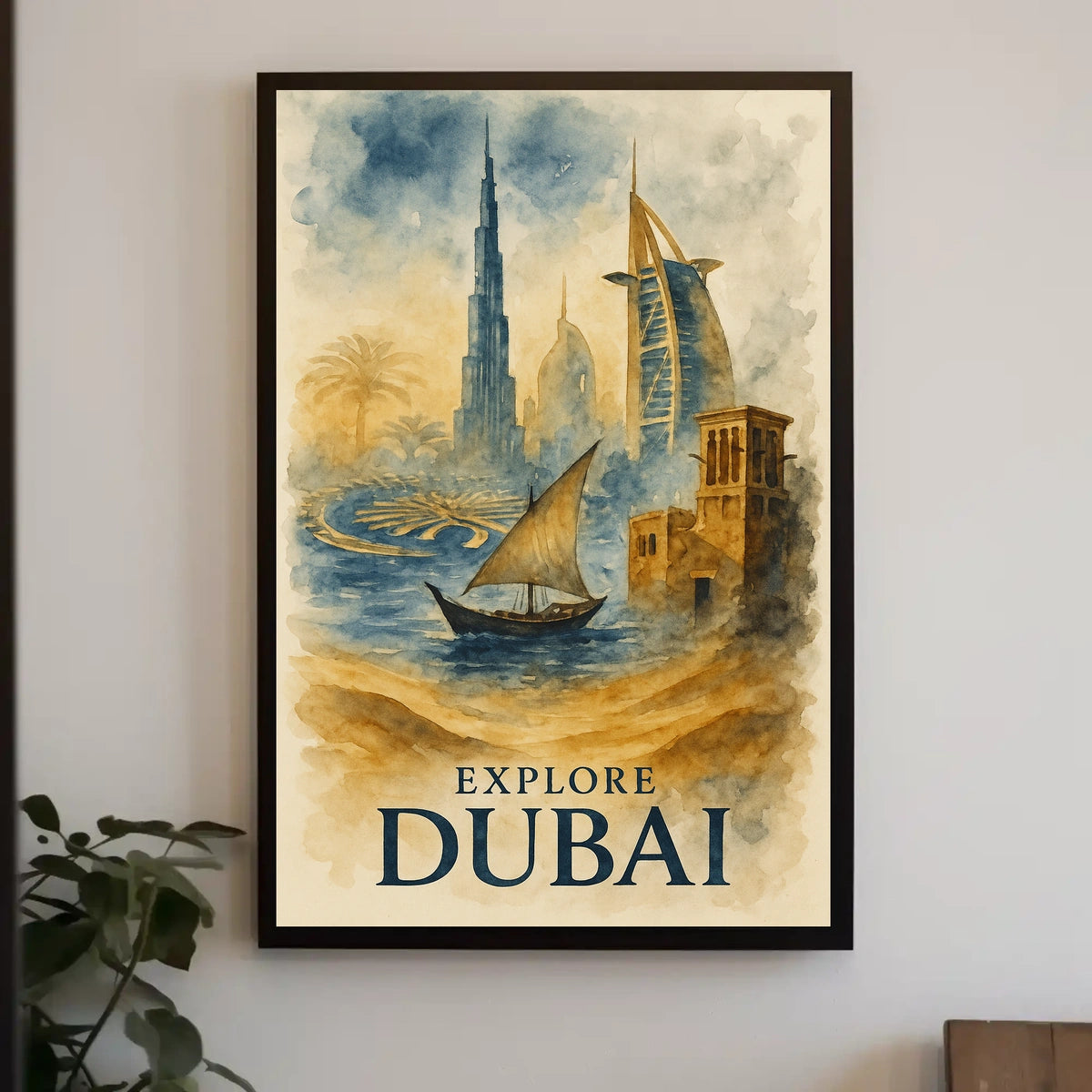 Discover the Wonders of Dubai Description Immerse yourself in Poster