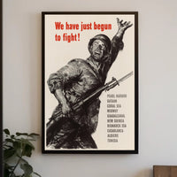 We Have Just Begun to Fight Poster PosterGoat