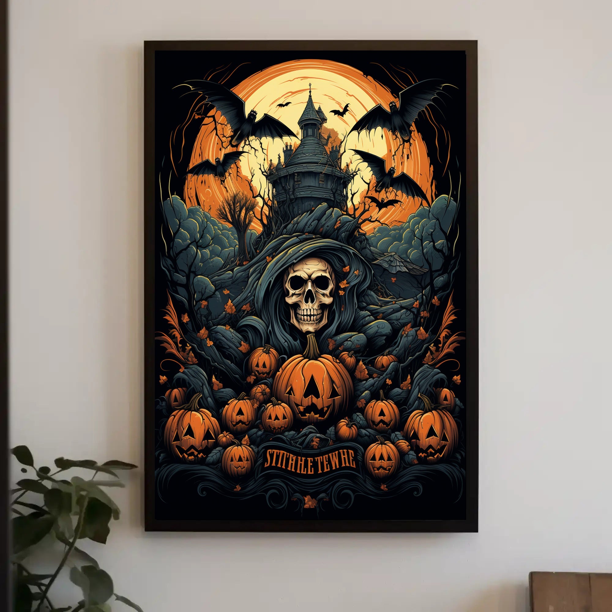 Haunted Halloween Night Poster